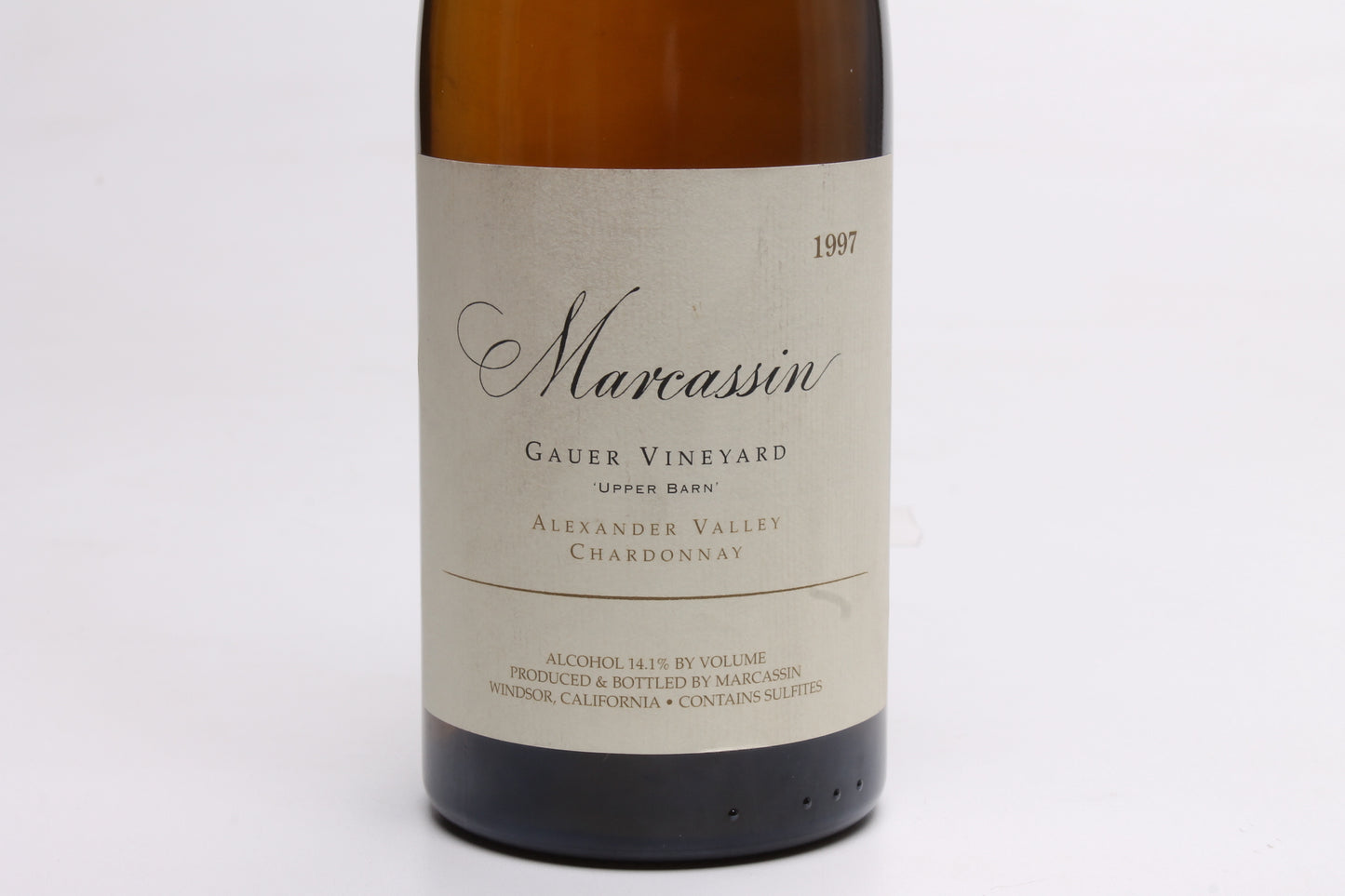 Marcassin, Gauer Upper Barn Chardonnay, Alexander Valley 1997 - 75cl