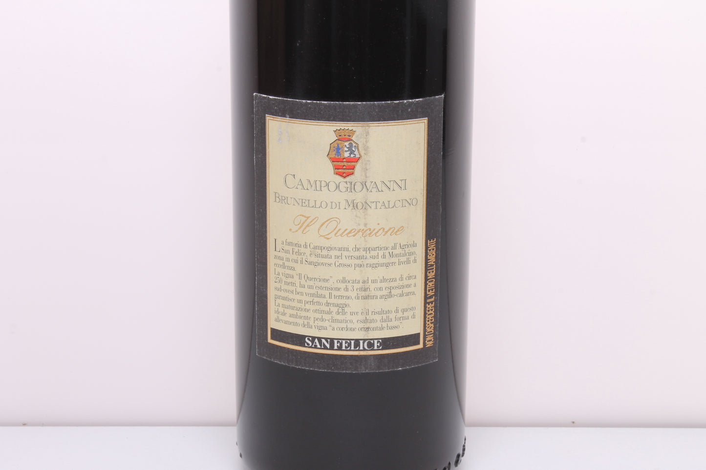 San Felice Campogiovanni, Brunello di Montalcino, Il Quercione Riserva 1997 - 75cl