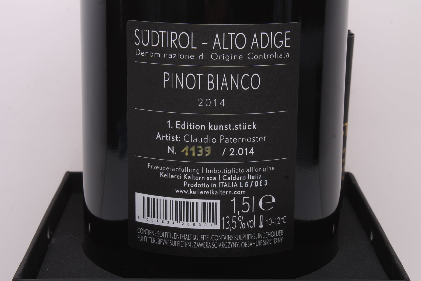 Kellerei Kaltern, Kunst Stuck Pinot Bianco, Alto Adige 2014 - 1x150cl