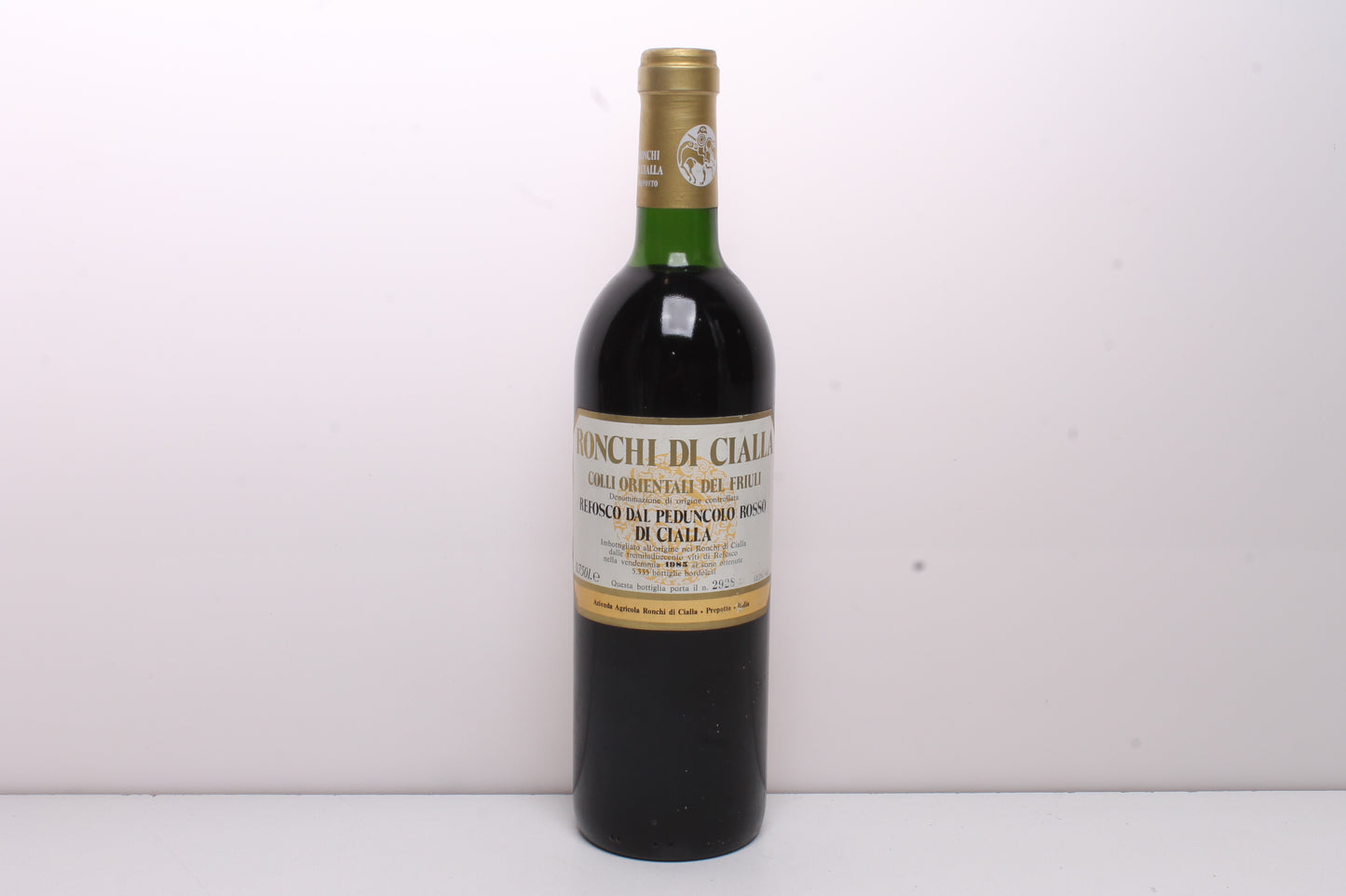 Ronchi di Cialla, Refosco Peduncolo Rosso Cialla, Friuli Colli Orientali 1985 - 75cl