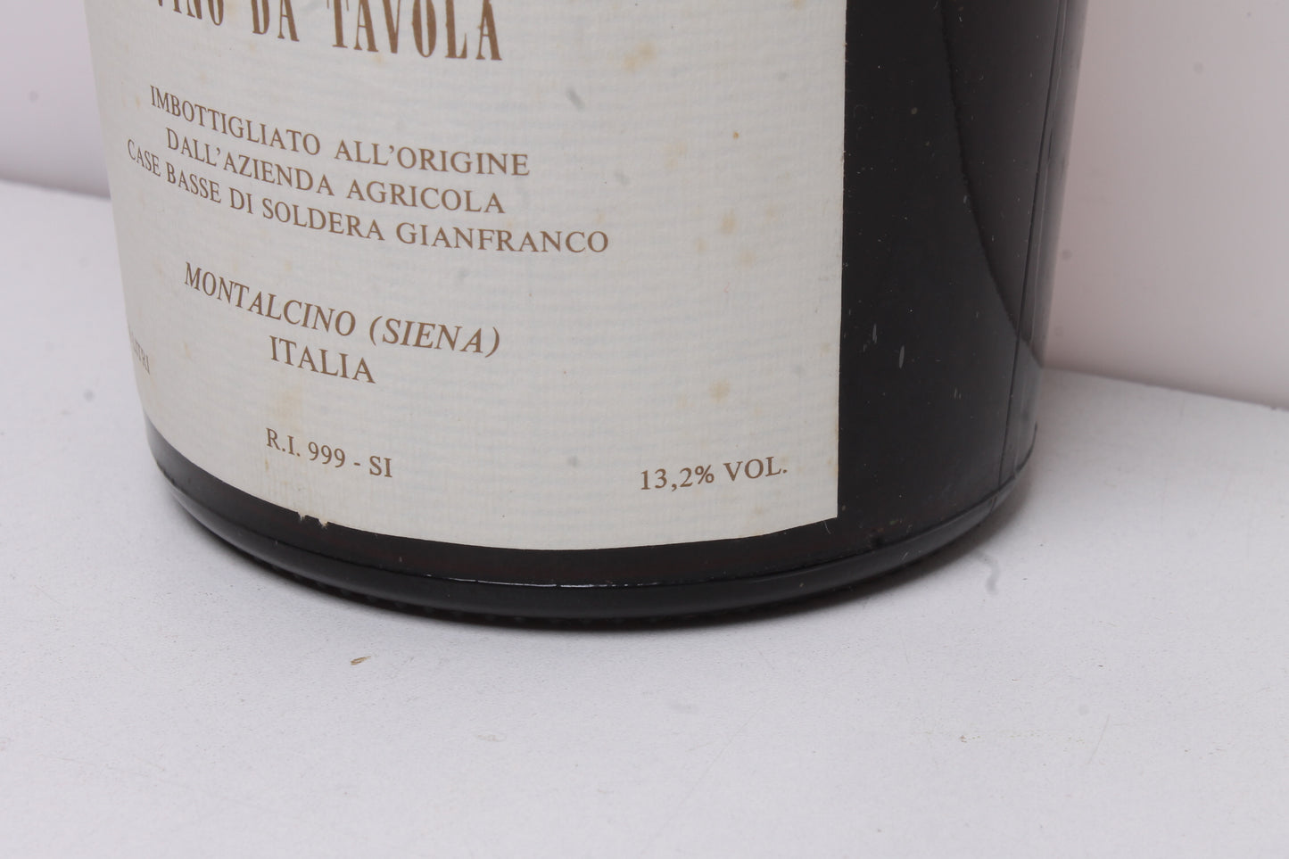 Soldera Case Basse, Rosso Dai Vigneti di Brunello 1979 - 150cl