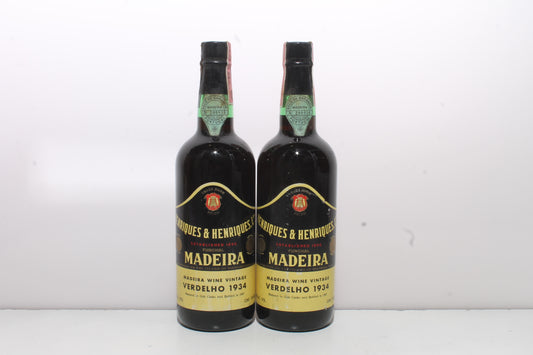 Henriques & Henriques, Verdelho Vintage, Madeira 1934 - 75cl