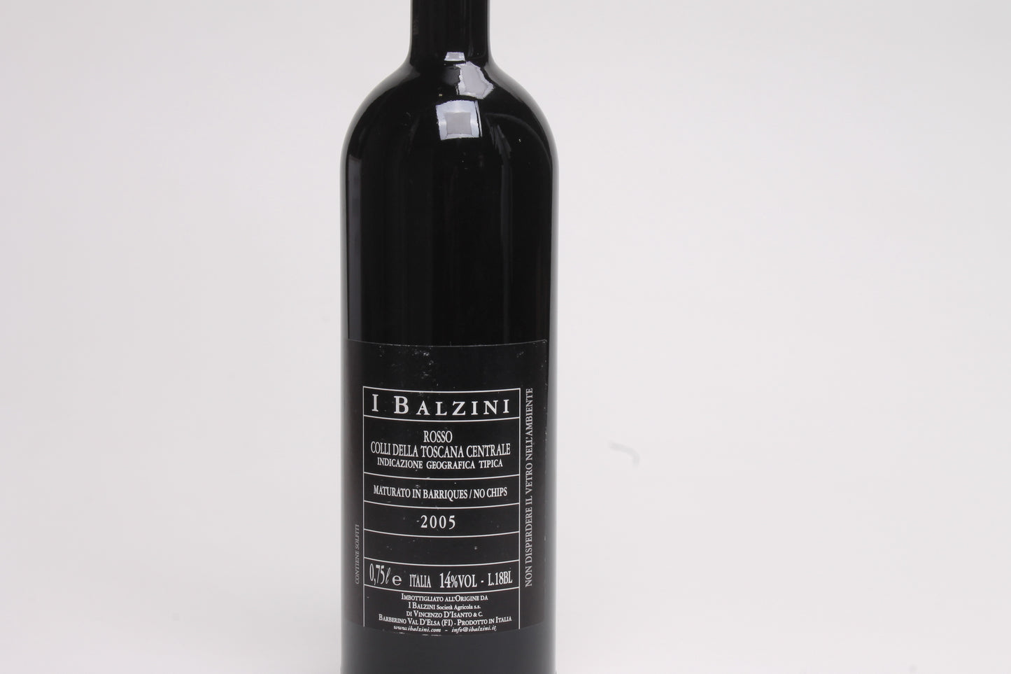 Isanto Isanto, Balzini Black Label, IGT 2005 - 75cl