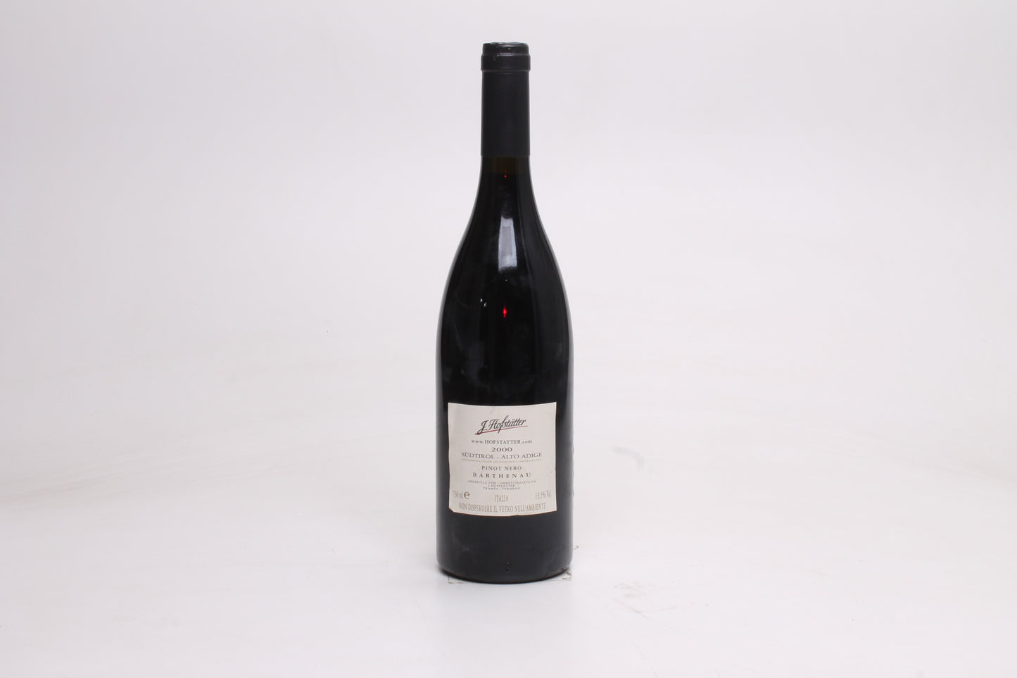 J. Hofstatter, Barthenau Vigna S. Urbano Pinot Nero, Alto Adige 2000 - 75cl