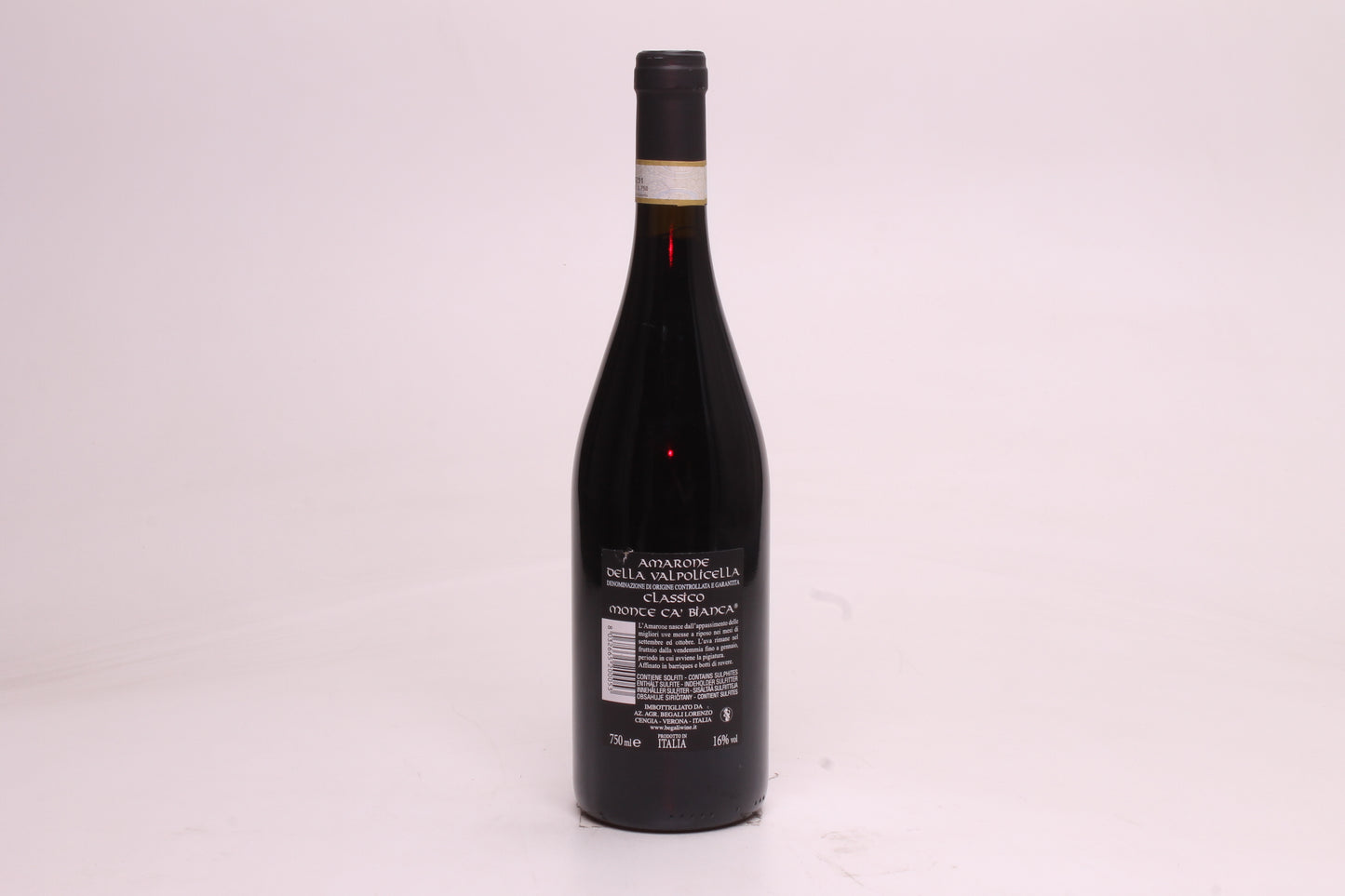 Begali Lorenzo, "Monte Ca' Bianca" Amarone della Valpolicella Classico DOCG 2010 - 75cl