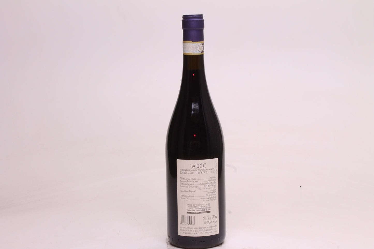 Ca' Viola, Sottocastello di Novello, Barolo 2012 - 75cl