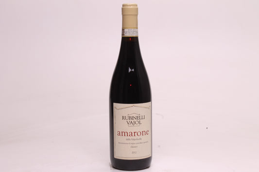 Rubinelli Vajol, Amarone della Valpolicella, Classico 2012 - 75cl