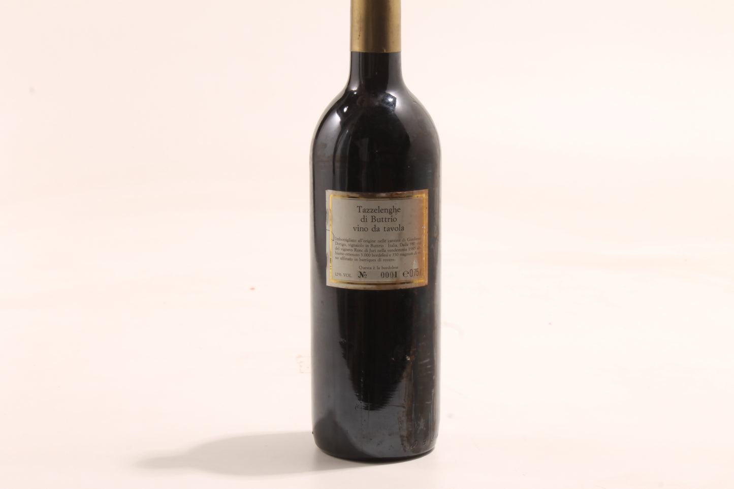 Girolamo Dorigo, 'Vigneto Ronc di Juri' Tazzelenghe di Buttrio Colli Orientali del Friuli, Friuli-Venezia Giulia 1985 - 75cl [stained label]