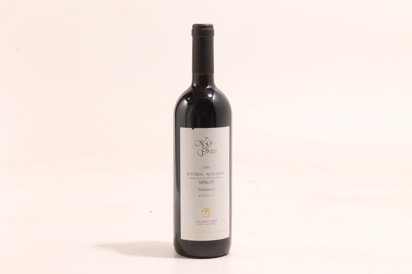 Cantina-Kellerei Bozen, 'Siebeneich' Merlot Riserva Alto Adige Trentino-Alto Adige 2003 - 75cl