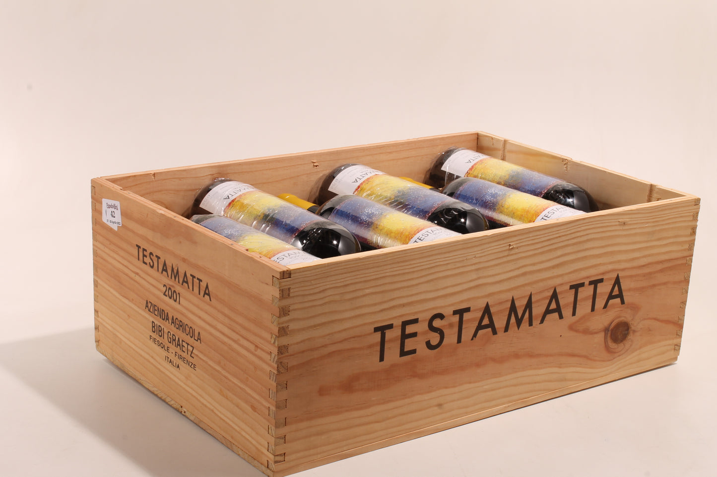 Bibi Graetz, Testamatta Rossa, Toscana 2001 - 12x75cl