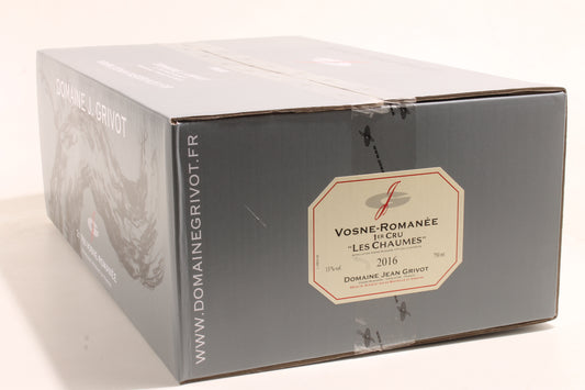 Domaine Jean Grivot, Vosne-Romanee Premier Cru, Les Chaumes 2016 - 12x75cl